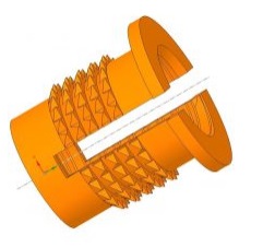Manufacturer of Insert CM type for duroplastics setting by expansion fasteners for plastics 40CM