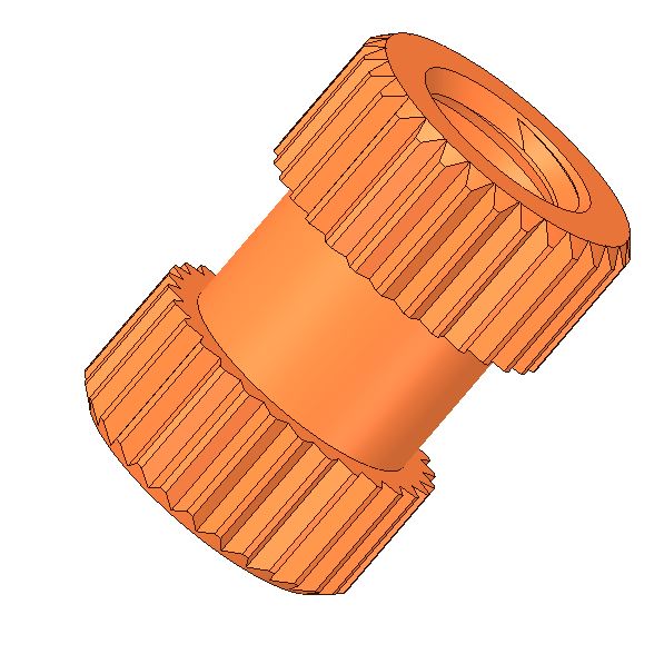 Cylindrical insert closed-end 40CYL