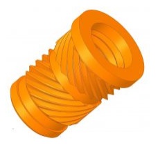 Supplier of insert threaded socket chevron with collar 40DCC