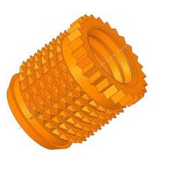 Fabricant Insert douille taraudÃ©e fixation pour plastique 40TH