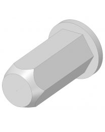 Fabricant Ecrou Ã  sertir hexagonal tÃªte plate acier borgne 31FHB