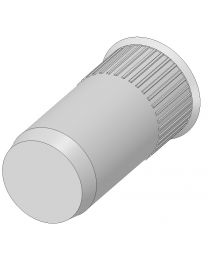 Fabricant Ecrou Ã  sertir tÃªte affleurante avec canelures d'ancrage acier borgne 31SB