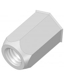 Fabricant Ecrou Ã  sertir hexagonal tÃªte affleurante acier ouvert 31SFH
