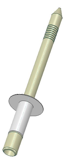 Fabricant Rivet de structure orlock tÃªte plate large tout acier 34ORLOCKADXTPL